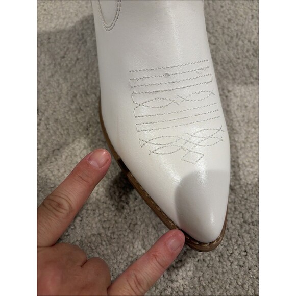 New Roper Women Hattie White Faux Leather Cowboy Western Boots Size 8 EU 39 - Picture 13 of 13